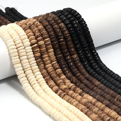 Colorful Coconut Shell Wooden Beads | 110 or 300 Round Wood Beads | DIY Jewelry Making, Bracelets, Necklaces &amp; Craft Supplies