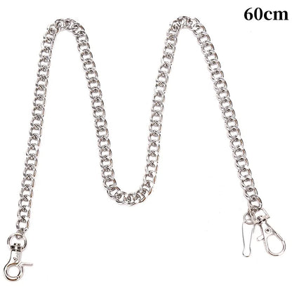 Layered Pants Chain with Large Ring | Zinc Alloy Wallet Chain for Jeans | Punk Rock Waist Accessory