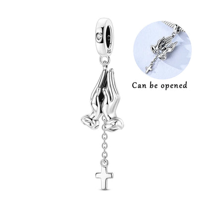 Sterling Silver Bear Family Tree Charm | 925 Charm Bead for Pandora Style Bracelets | Nature Jewelry Gift for Mom, Daughter & Women