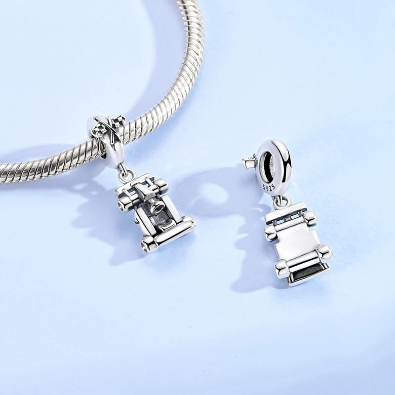 Sterling Silver Bear Family Tree Charm | 925 Charm Bead for Pandora Style Bracelets | Nature Jewelry Gift for Mom, Daughter & Women