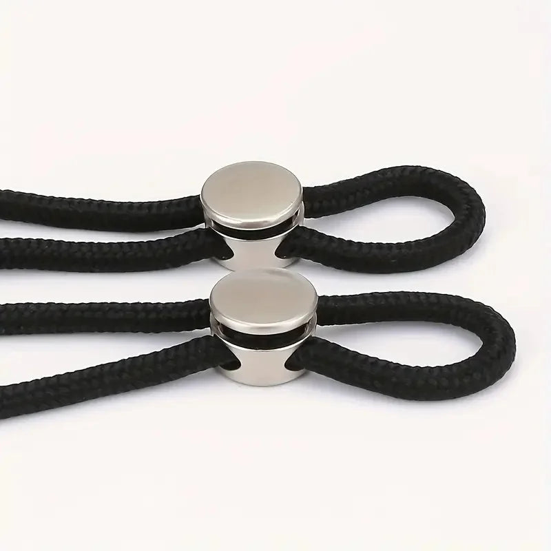 6-Pack No-Tie Shoelace Lock Buckles | Spring-Loaded Lace Locks for Sneakers, Running & Casual Shoes