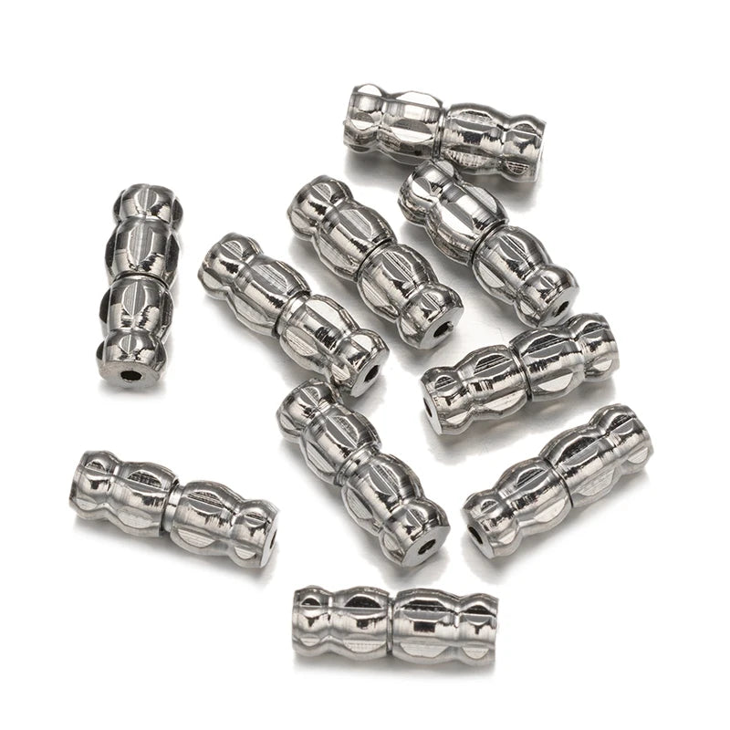 20pcs Screw Clasps for Jewelry Making | Metal Bracelet & Necklace Closure Fasteners | End Cap Connectors | DIY Jewelry Findings
