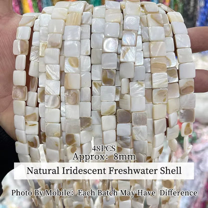 Natural Shell Beads | Irregular Smooth Spacer Beads | DIY Jewelry Making for Necklaces, Bracelets &amp; Earrings