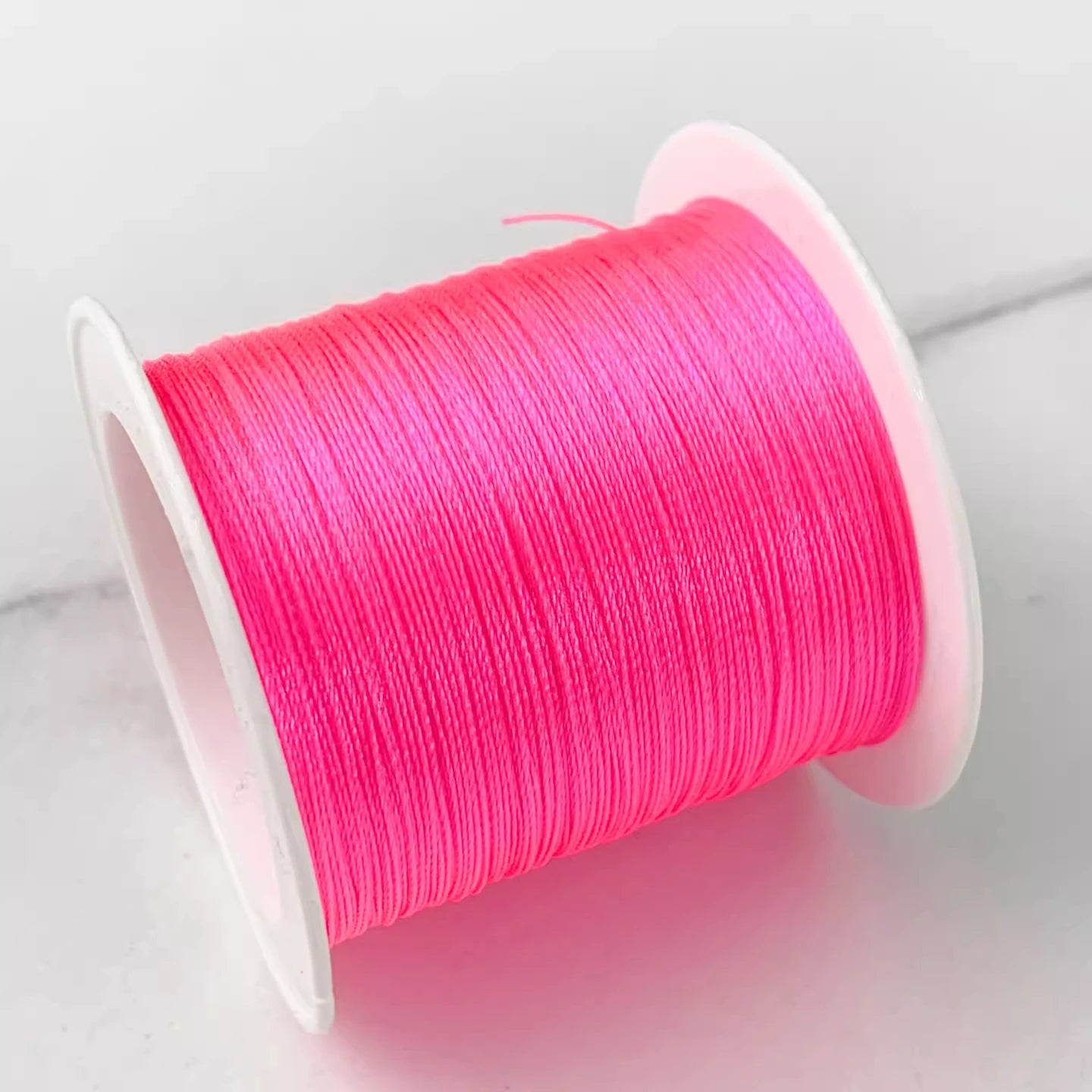 Bracelet Loom Thread 0.3mm | Ice Silk Braided Cord | 80M Jewelry Making Thread for Beading, Weaving & Knotting