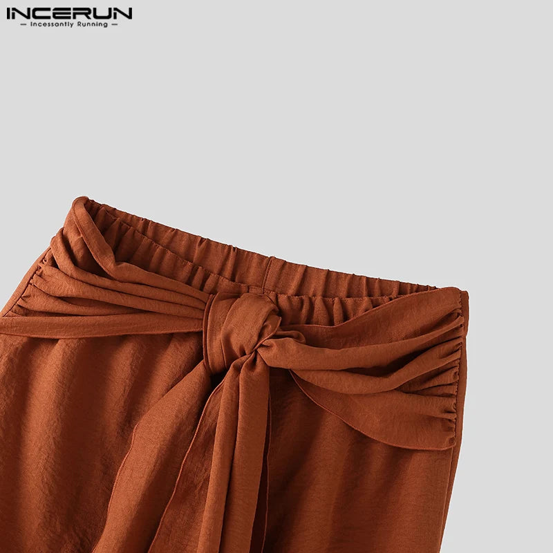 Men's Casual Pants Harem Pant Pleated Long Trousers Streetwear Oversize Men's Clothing S-5XL