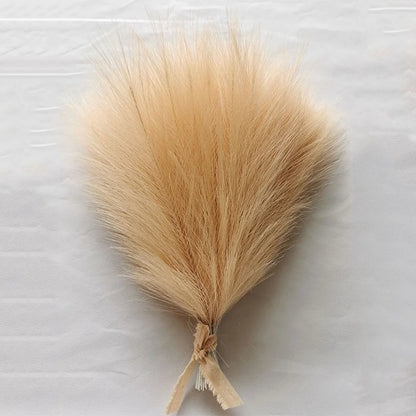 15pc Artificial Pampas Grass Fake Flower Simulated Reed Bouquet for Home Wedding Party Decoration Fluffy Boho Pampas Grass Decor