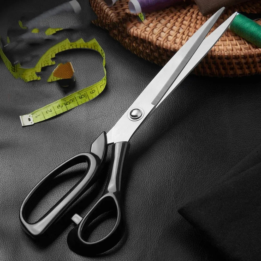 10 Inch Stainless Steel Fabric Scissors | Heavy Duty Tailor Shears for Sewing Crafts