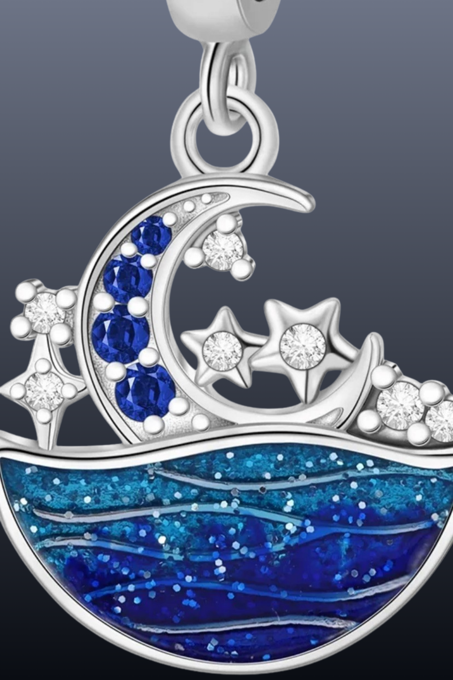 Dolphin Charm | 925 Sterling Silver Ocean Pendant | Bracelet & Necklace Gift for Sea Lovers