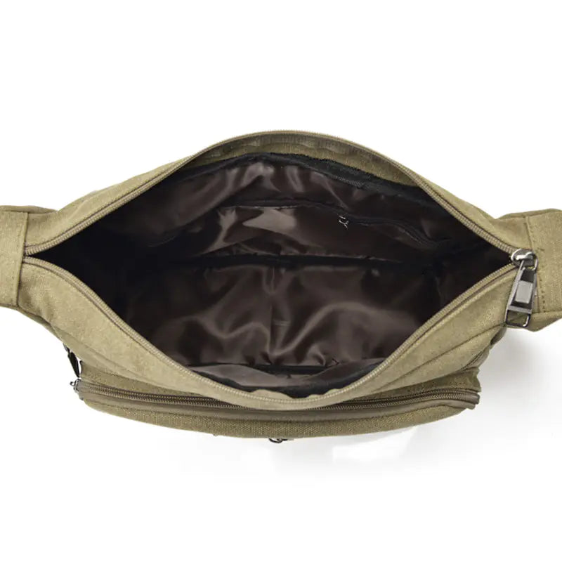 Canvas Shoulder Bag - Large Capacity Crossbody Bag