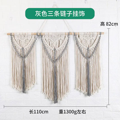 Bohemian Cotton Rope Tapestry Wall Decor
