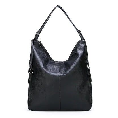 Leather Soft Bag, Leather Handbag, Soft Tote, Shoulder Bag