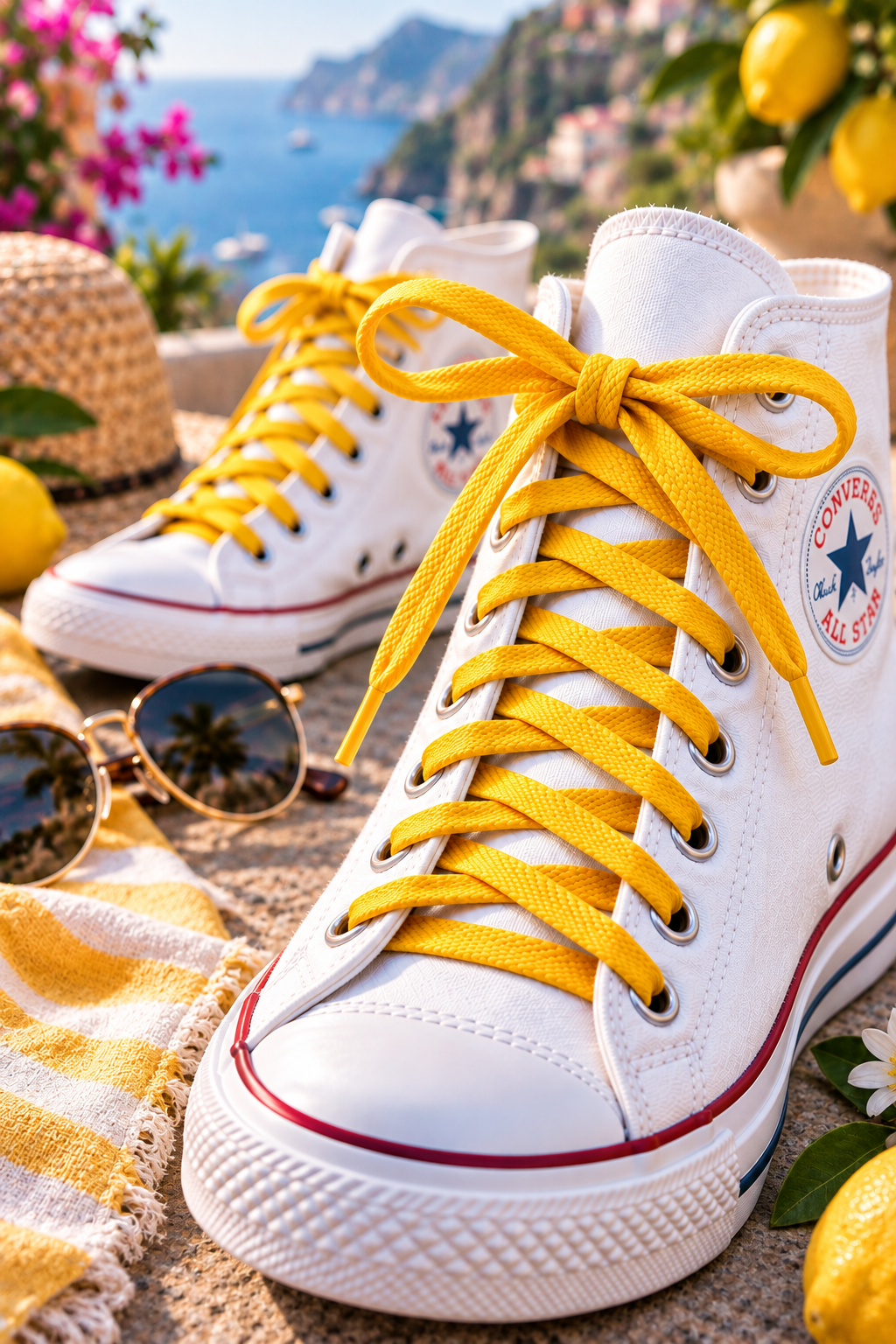 Colorful Flat Shoelaces | DIY Sneaker Customization | Replacement Shoe Laces | Sneaker Accessories | Shoe Craft Supplies