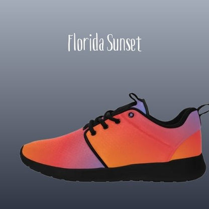 🌅 Florida Sunset Women’s Sneakers — Lightweight Comfort with Tropical Style