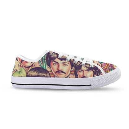 Beatles Sgt. Pepper Low-Top Women’s Sneakers 🎶