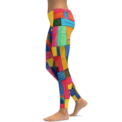 Yoga Pants Rainbow Colors - 🌈 Not Your Basic Yoga Pants