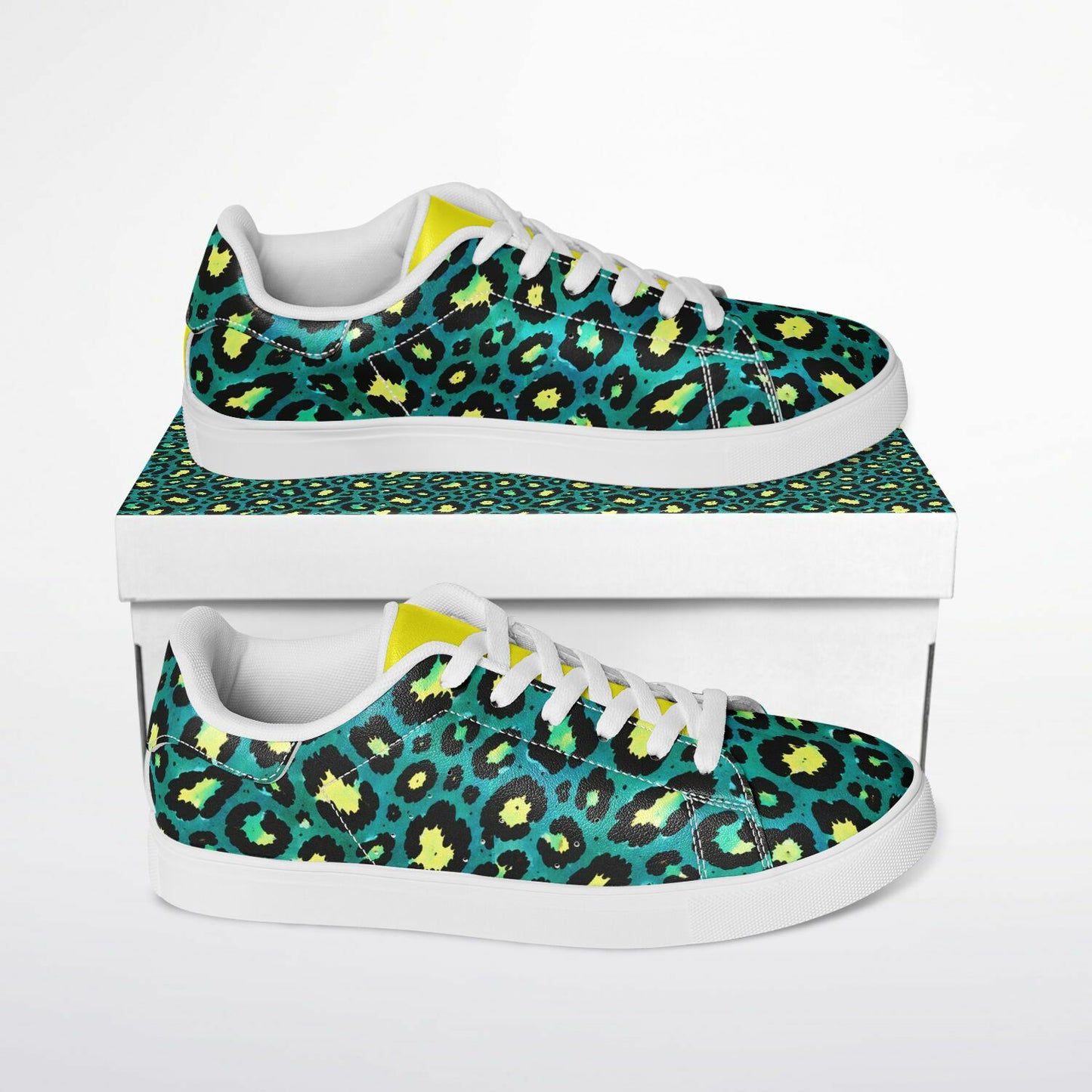 Jungle Voltage – Teal Leopard w/ Neon Yellow Accent