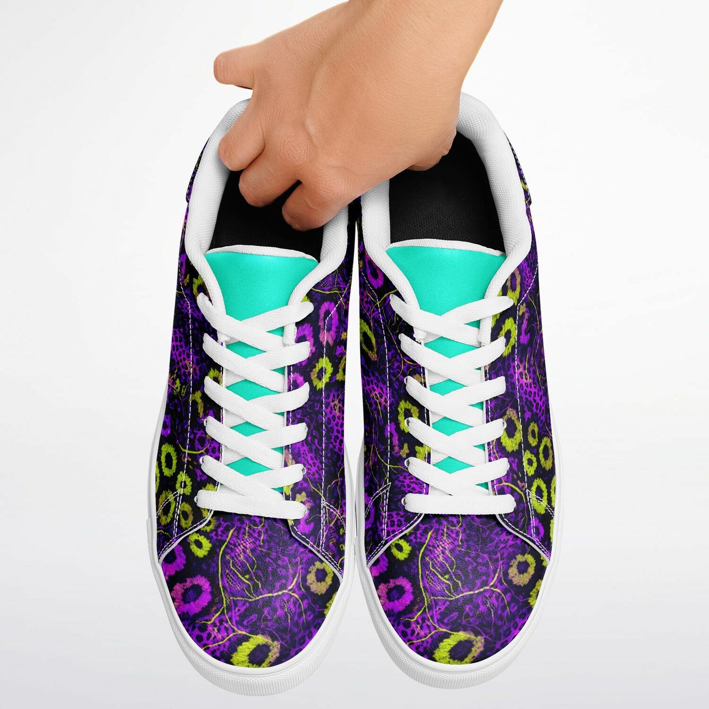 ECLIPSE DROP – Purple Animal Print w/ Cool Aqua Accent