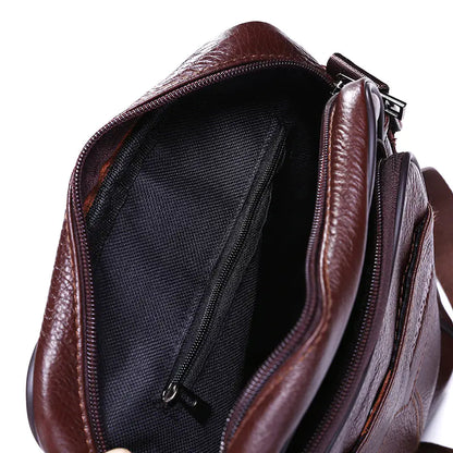 Lychee Pattern Business Crossbody Bag