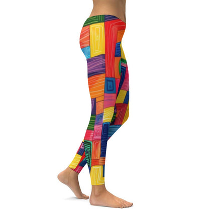 Yoga Pants Rainbow Colors - 🌈 Not Your Basic Yoga Pants