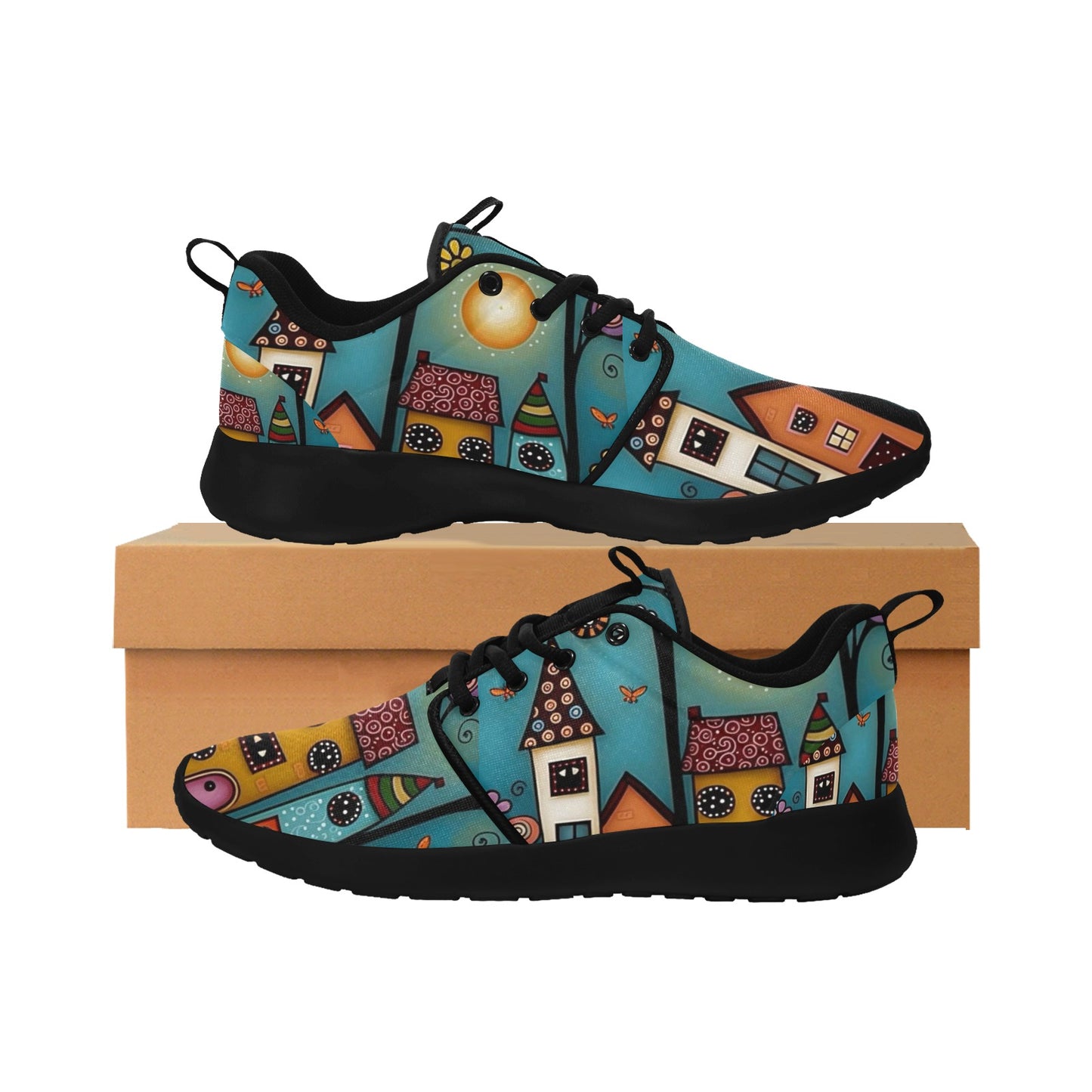 Women’s Whimsical House Sneakers 🏡