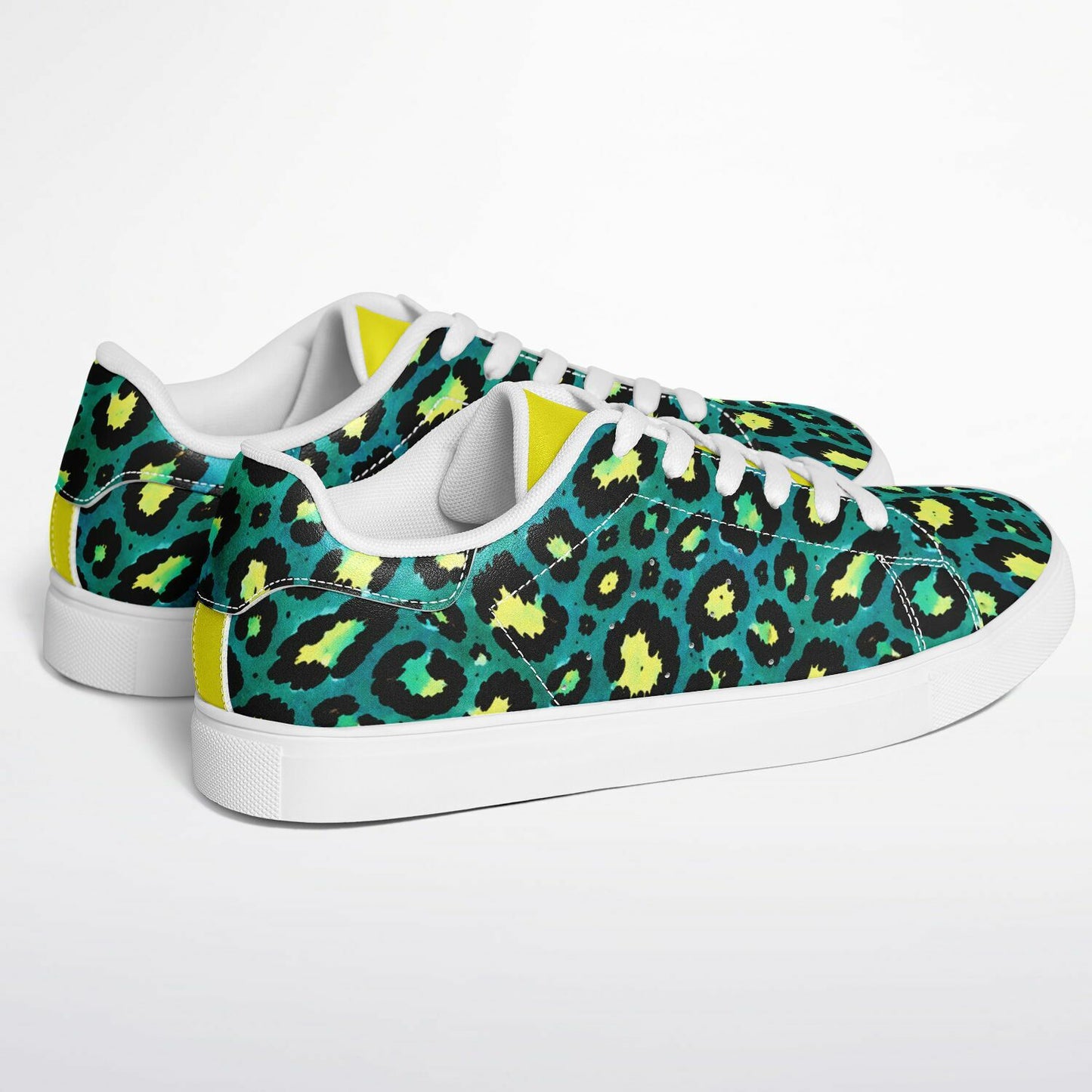 Jungle Voltage – Teal Leopard w/ Neon Yellow Accent