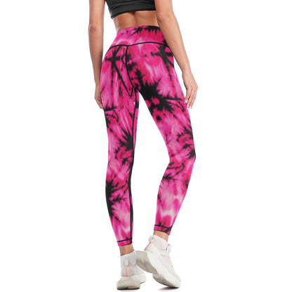Pink & Black Sports Yoga Pants