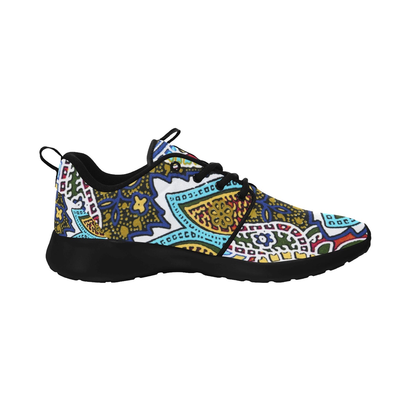 Mystic Paisley Women’s Sneakers – Bold Boho Statement Low Tops