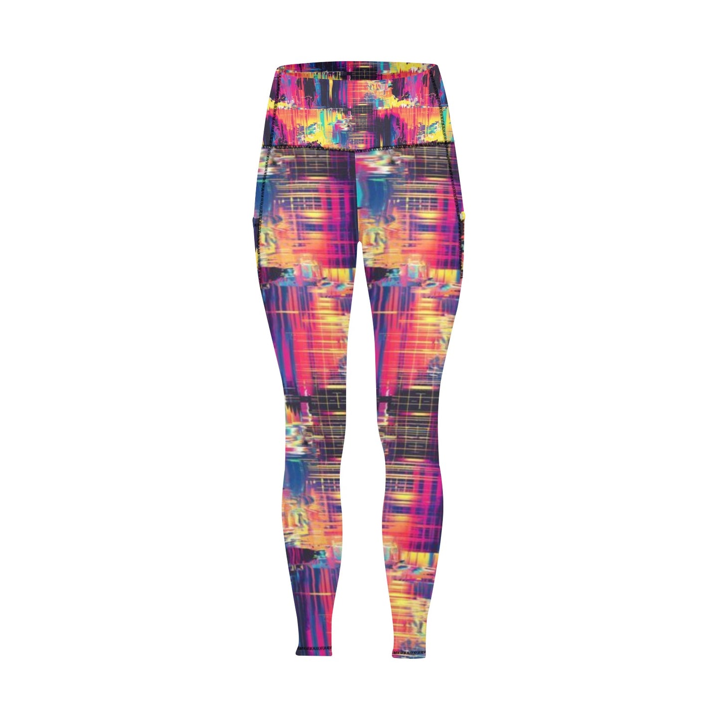 Multicolor Leggings with Pockets