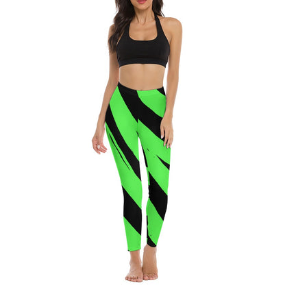 Green & Black Yoga Pants