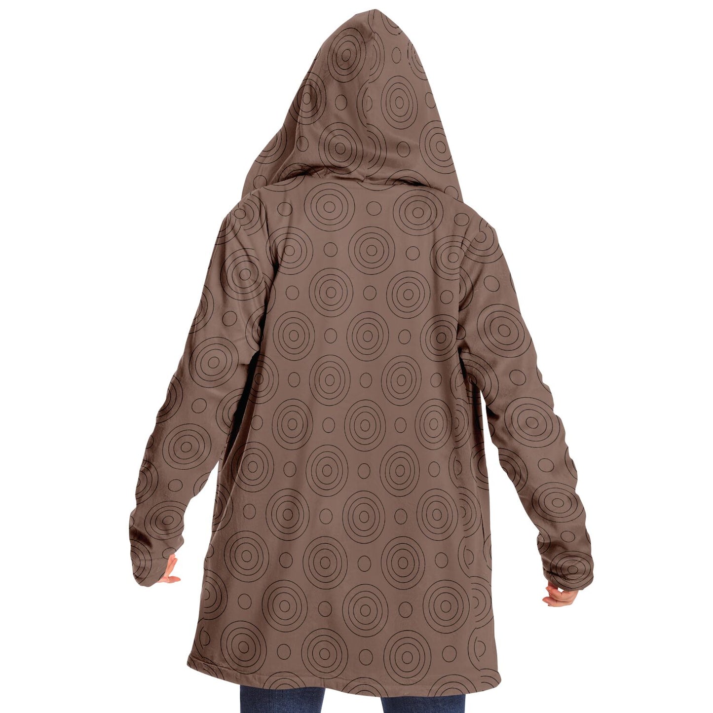 Warm Cloak Hoodie Brown