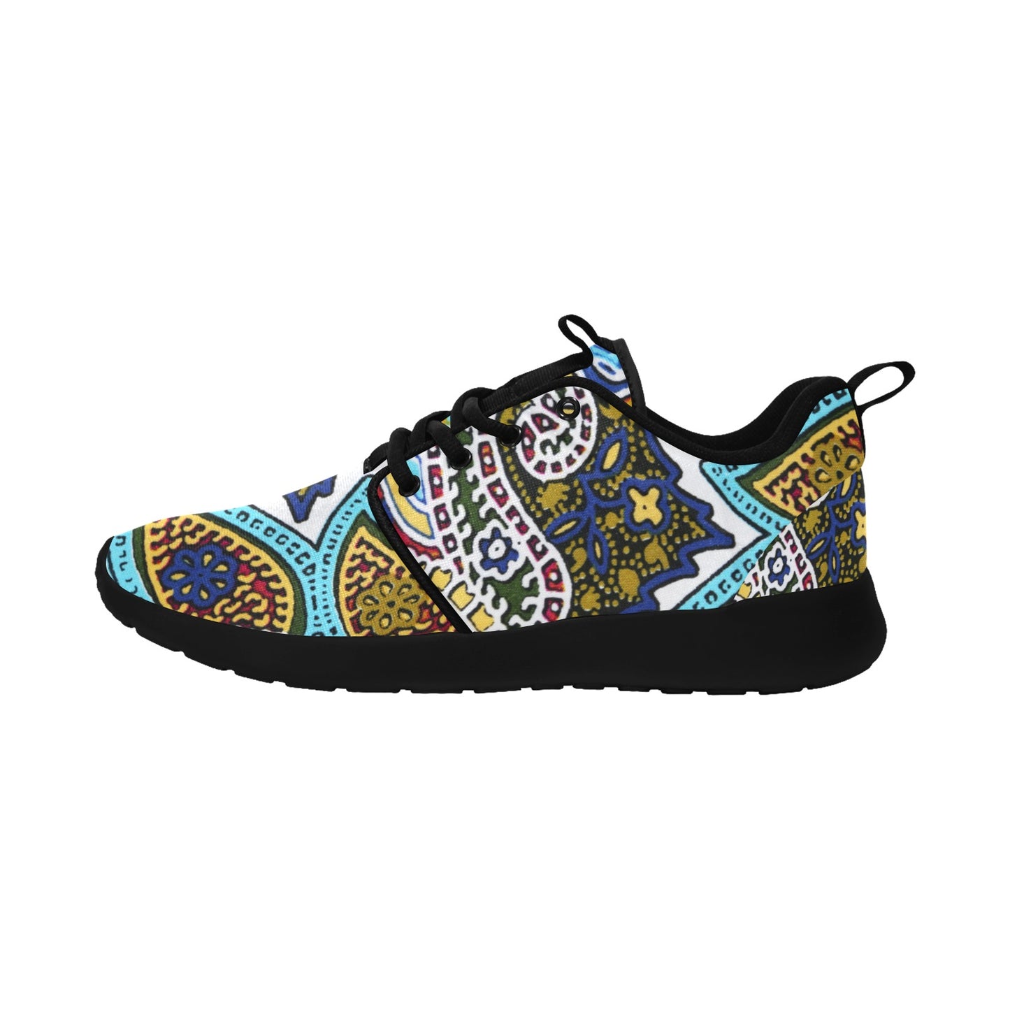 Mystic Paisley Women’s Sneakers – Bold Boho Statement Low Tops