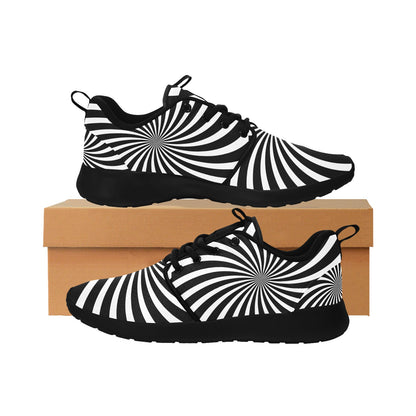 🔥 Black & White Chaos Wild Zebra Women's Sneakers