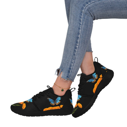 Women's Butterfly & Flowers Sneakers