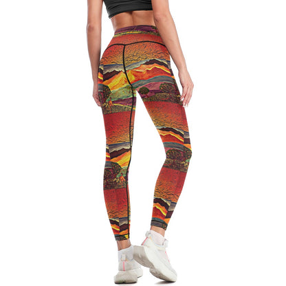 Sunset Comfort Sports Yoga Pants