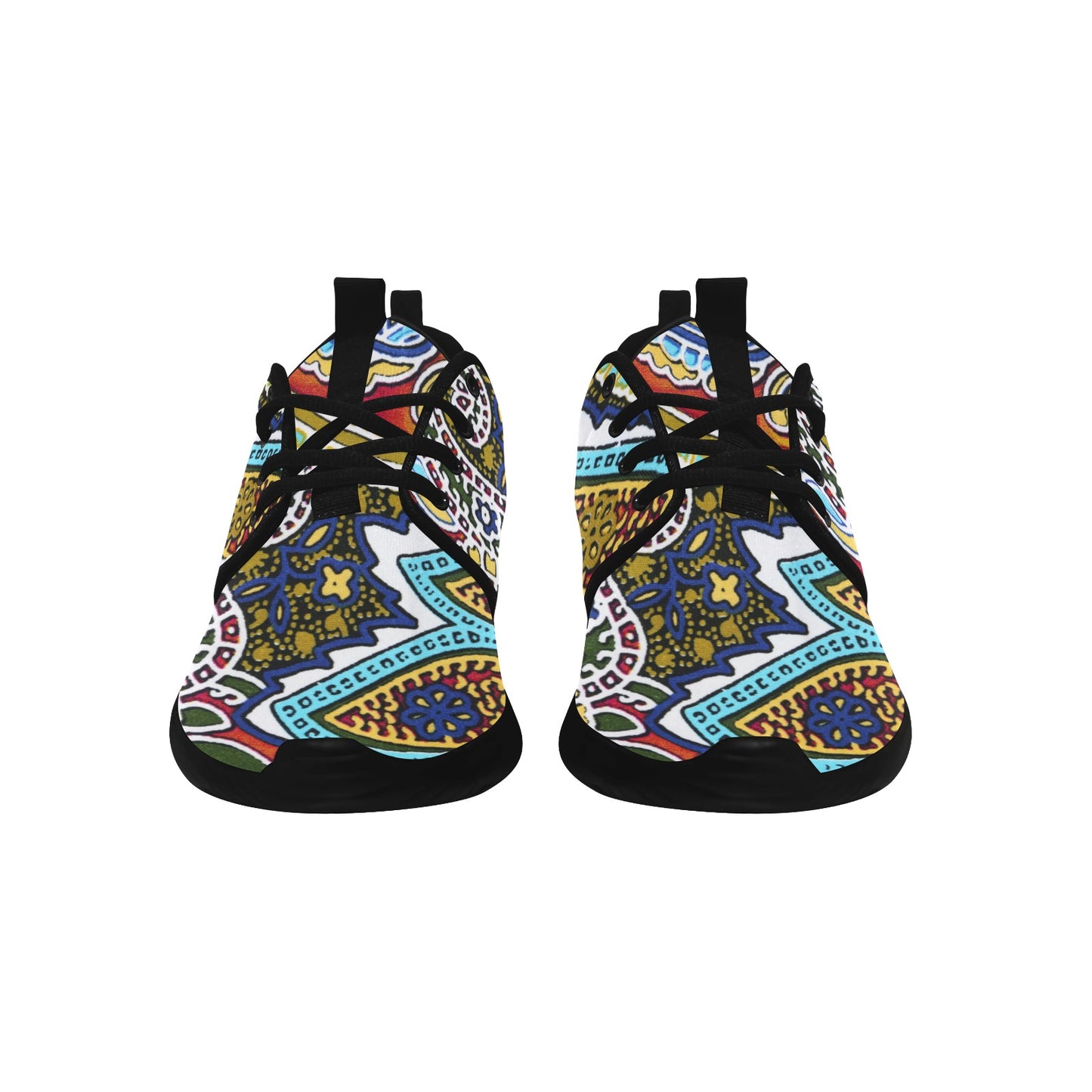 Mystic Paisley Women’s Sneakers – Bold Boho Statement Low Tops