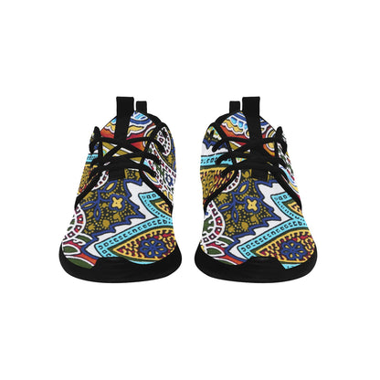 Mystic Paisley Women’s Sneakers – Bold Boho Statement Low Tops