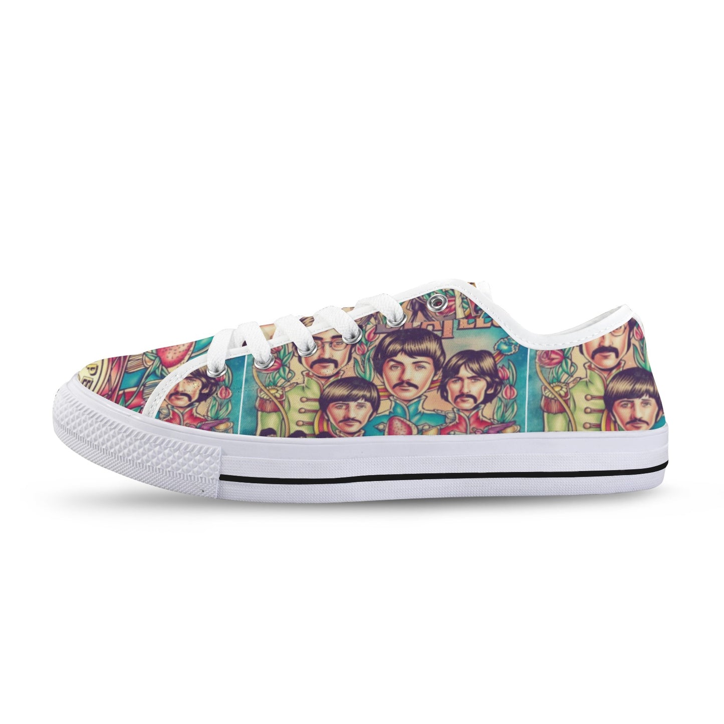 Beatles Sgt. Pepper Low-Top Women’s Sneakers 🎶