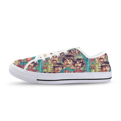 Beatles Sgt. Pepper Low-Top Women’s Sneakers 🎶