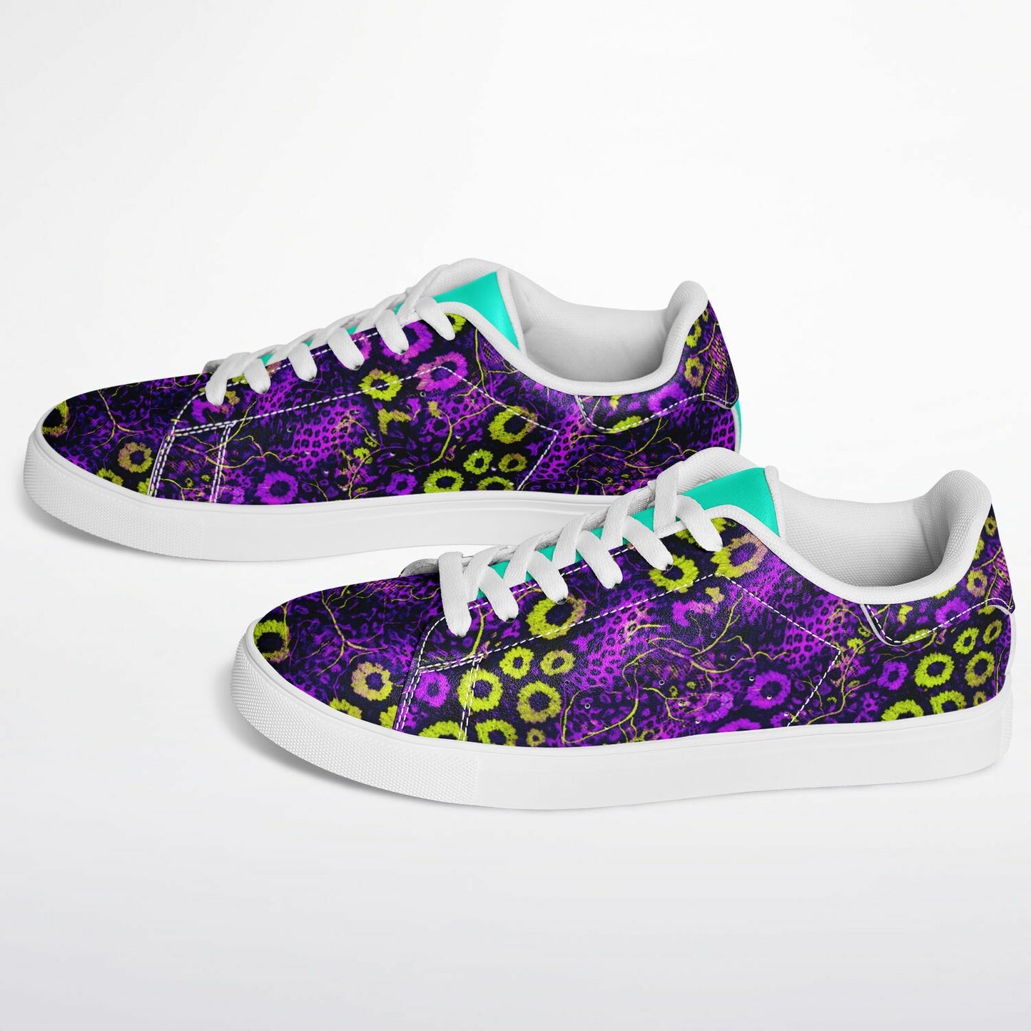 ECLIPSE DROP – Purple Animal Print w/ Cool Aqua Accent