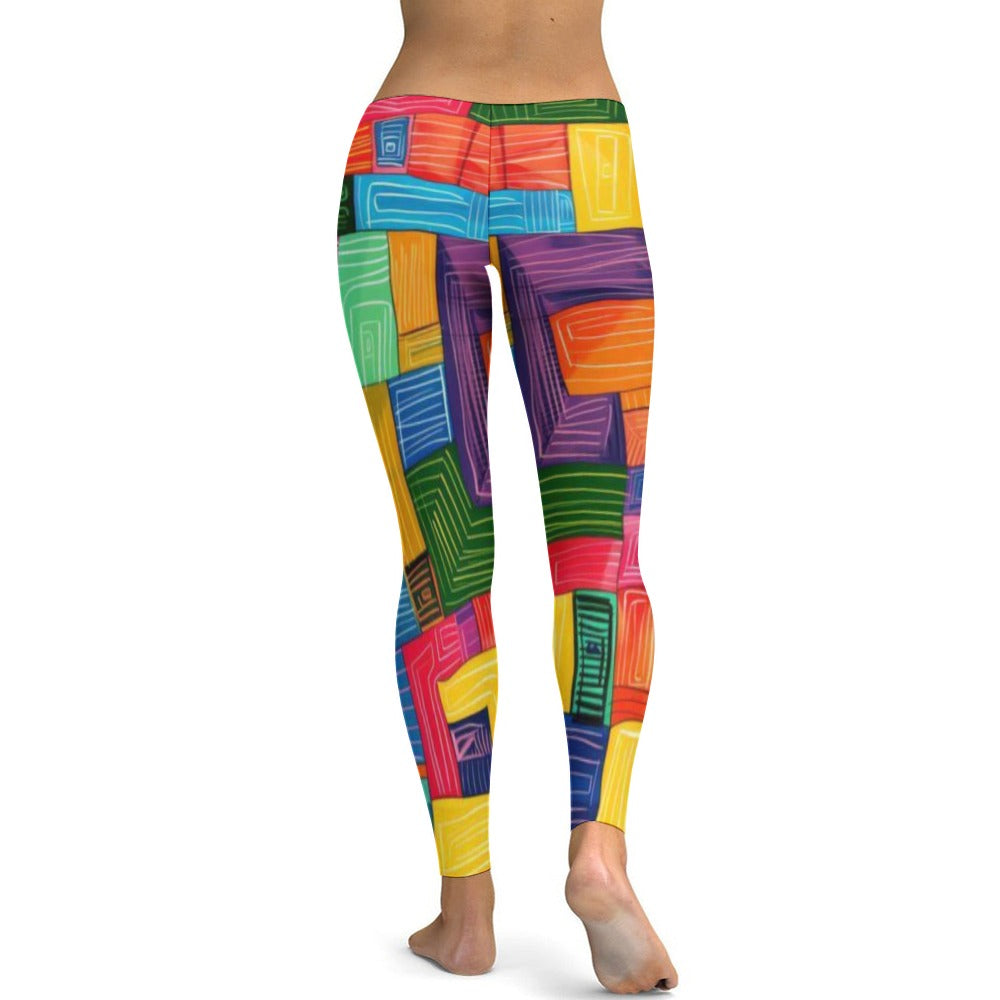 Yoga Pants Rainbow Colors - 🌈 Not Your Basic Yoga Pants