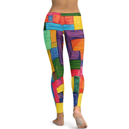 Yoga Pants Rainbow Colors - 🌈 Not Your Basic Yoga Pants