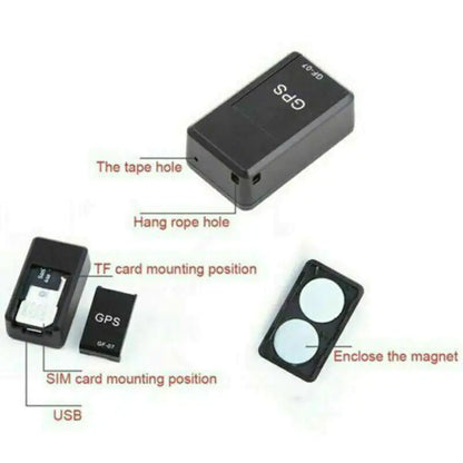 GF07 Mini GPS Tracker – Real-Time Vehicle & Bag Locator | Magnetic, GSM/GPRS, USA