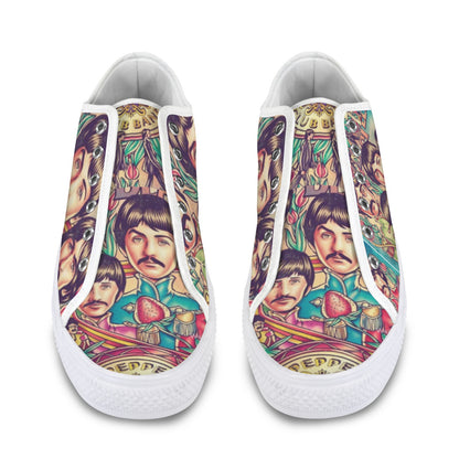 Beatles Sgt. Pepper Low-Top Women’s Sneakers 🎶
