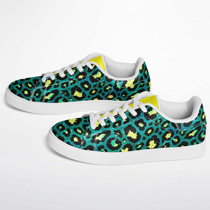 Jungle Voltage – Teal Leopard w/ Neon Yellow Accent