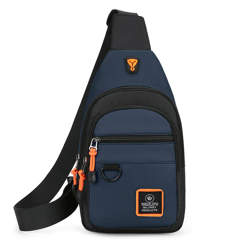 Unisex Multi-Layer Crossbody Bag | Travel & Everyday Sling Pack
