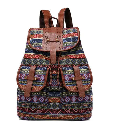 Geometric Bohemian Style Backpack