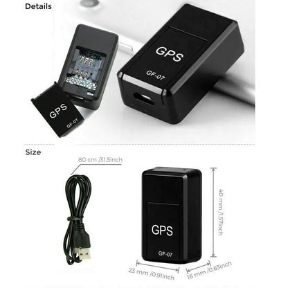 GF07 Mini GPS Tracker – Real-Time Vehicle & Bag Locator | Magnetic, GSM/GPRS, USA