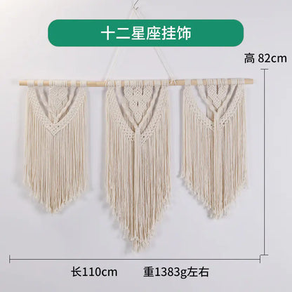 Bohemian Cotton Rope Tapestry Wall Decor