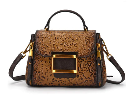 Vintage Handmade Leather Backpack for Women