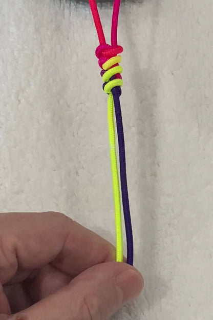 Rainbow Paracord Rope | 2mm, 3mm & 4mm 7-Strand Parachute Cord | DIY Bracelets, Camping, Survival & Craft Supplies